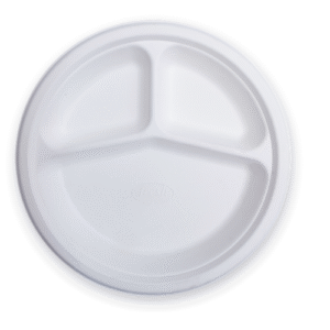 HOT N FRESH 9" Bagasse Biodegradable Plates