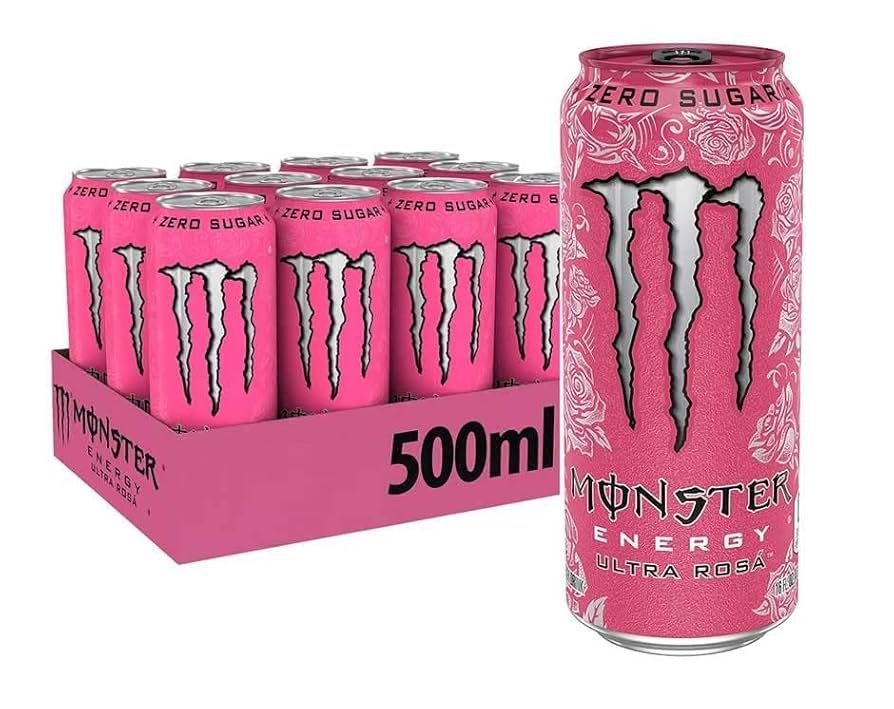MONSTER ENERGY Ultra Rosa (Zero Sugar) - 500ml