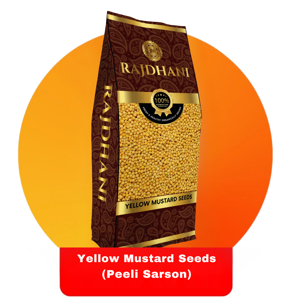 Rajdhani Yellow Mustard Seeds (Peeli Sarson)