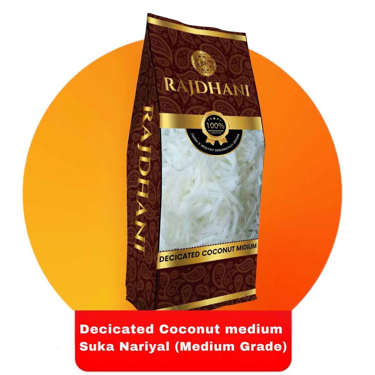Rajdhani Desiccated Coconut Medium (Sukha Nariyal)