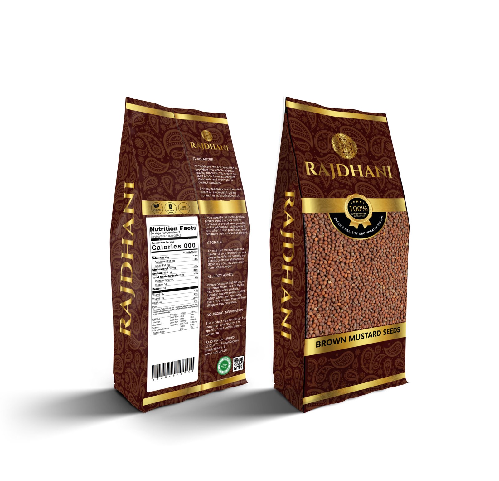 Rajdhani Brown Mustard Seeds (Bhuri Sarson) - Image 2