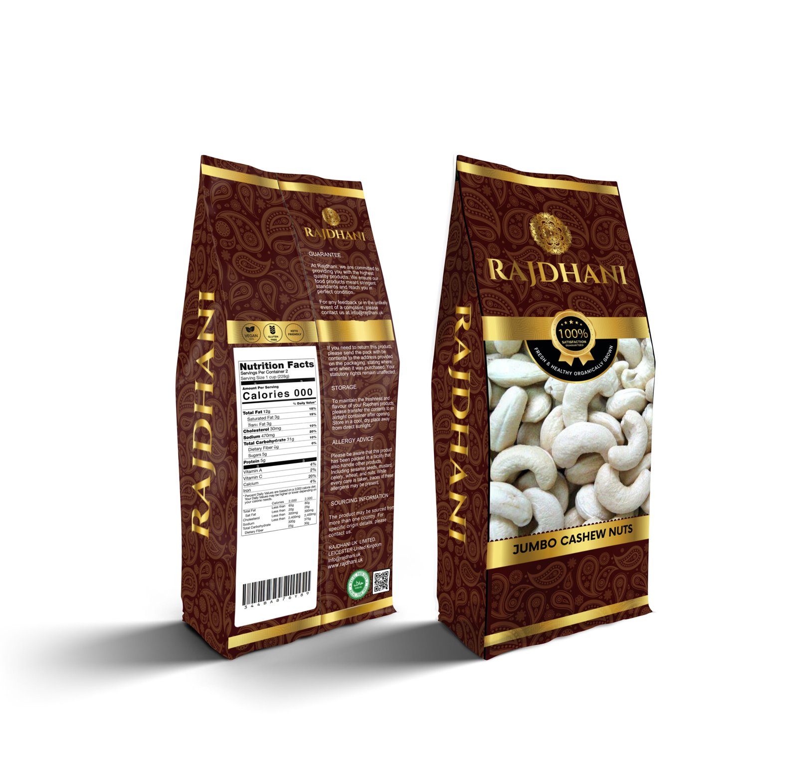 Rajdhani Jumbo Cashew Nuts - Image 2