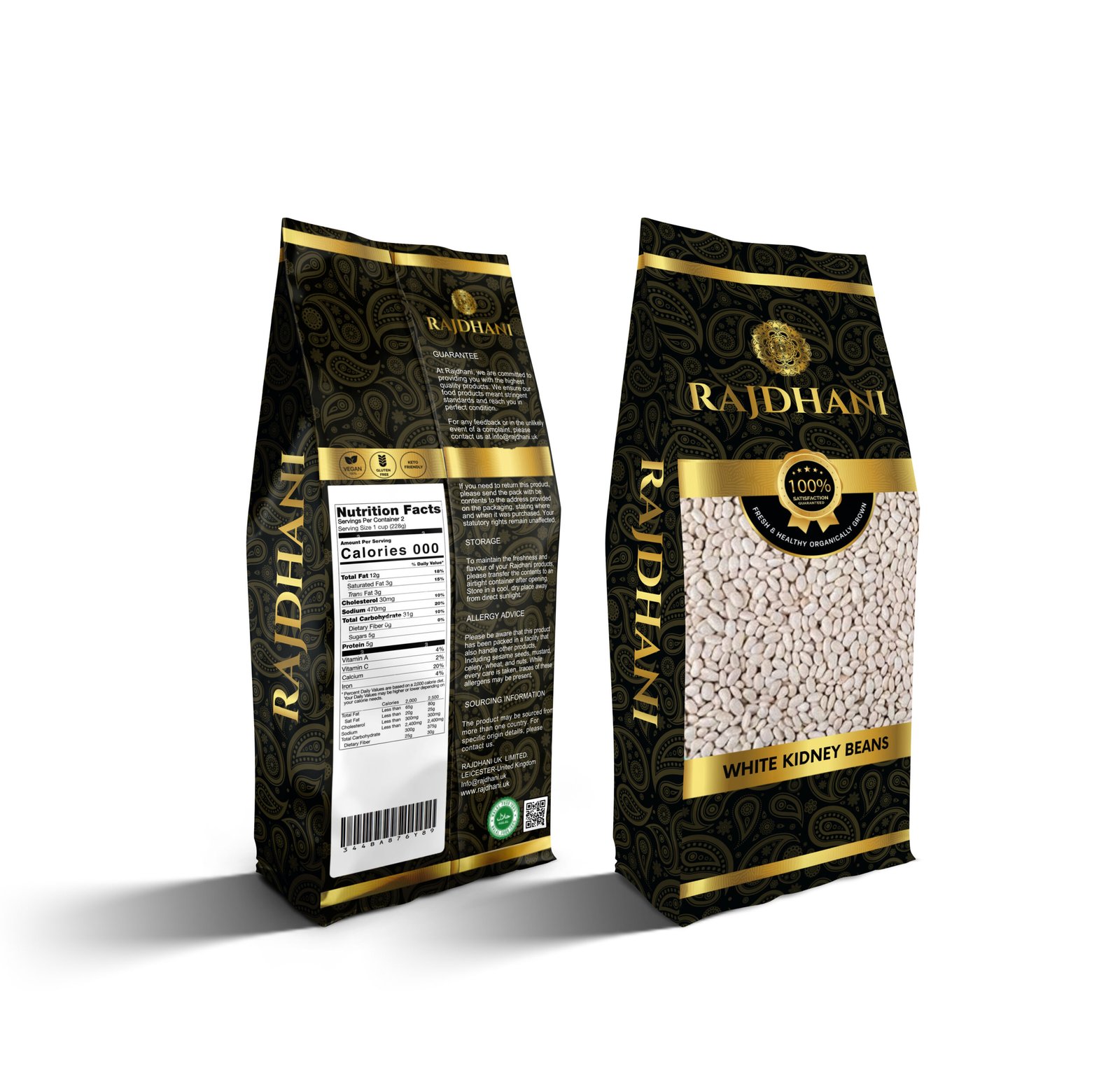 Rajdhani White Kidney Beans - Image 2